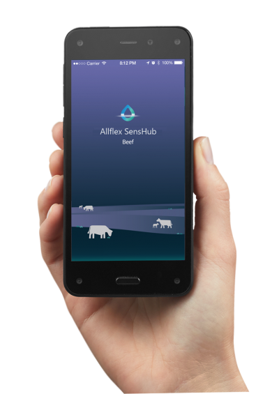 application Sensehub Beef sur mobile