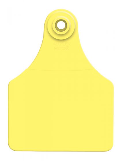 Details about    ALLFLEX GLOBAL Large Ear Tags with Buttons 3" X 2-1/4" YELLOW #76-100 25ct Pkg 