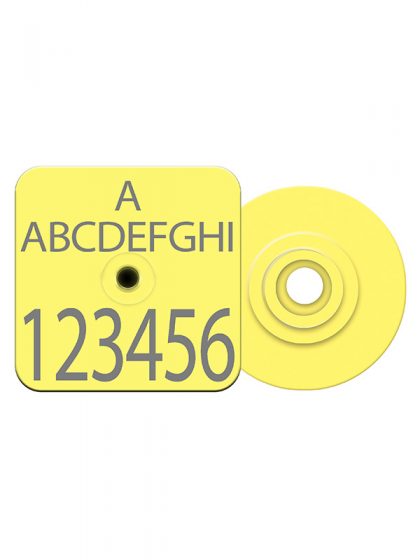 ALLFLEX Yellow Fem/Male Sheep Tags 25 package 851-875 Numbered 